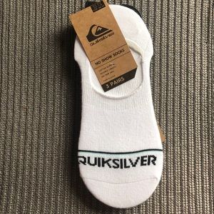 **SILD** ✨NEW ~ Men’s Quiksilver No-Show Sock ~ 3 Pair ~ Size 8-12